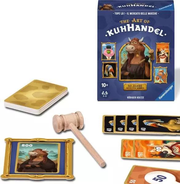 Ravensburger Cow Trade 40 Años De Edición De Aniversario, Juego De Mesa 23025