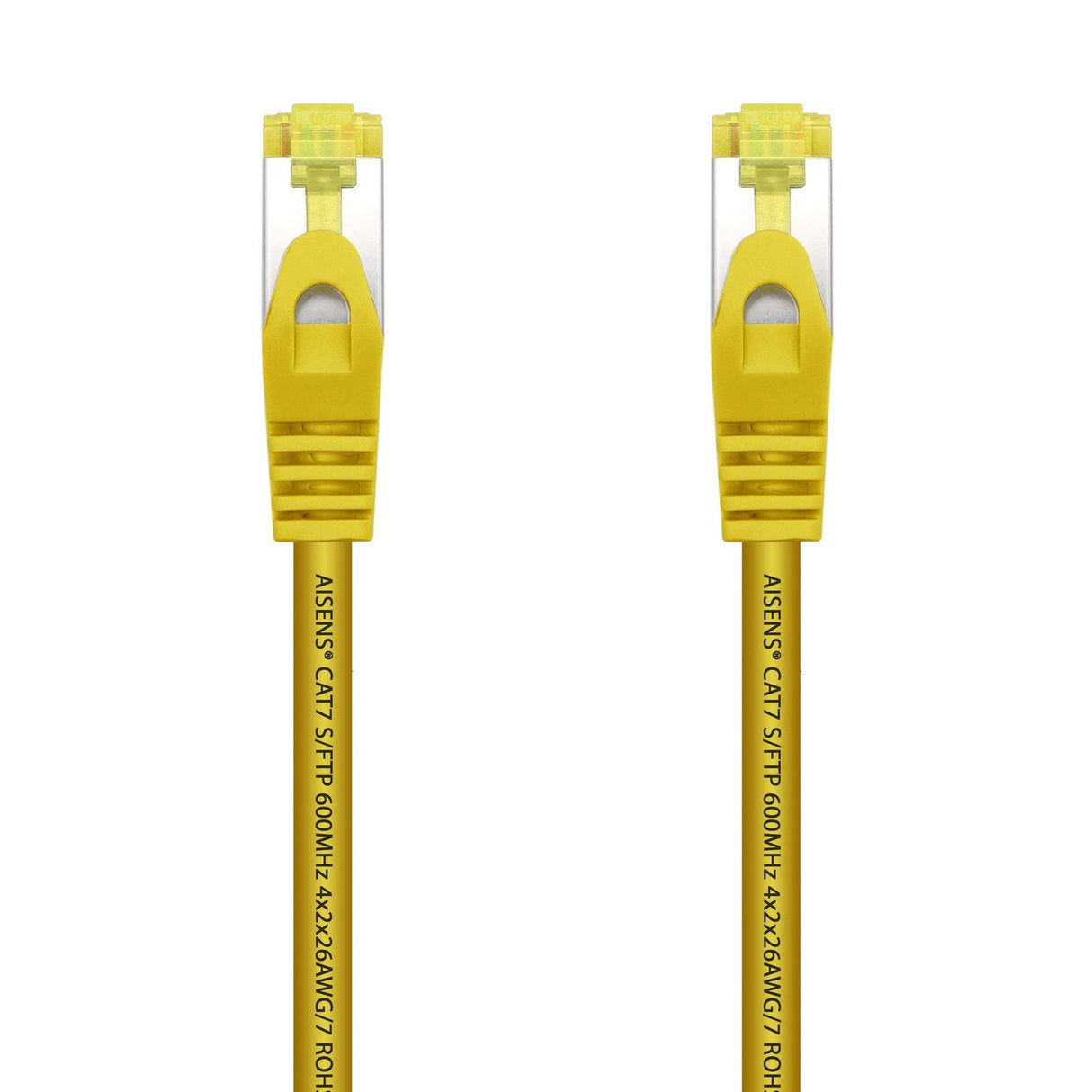 Aisens Cable De Red Rj45 Lszh Cat.7 600 Mhz S/Ftp Pimf Awg26 - 0.50m - Amarillo