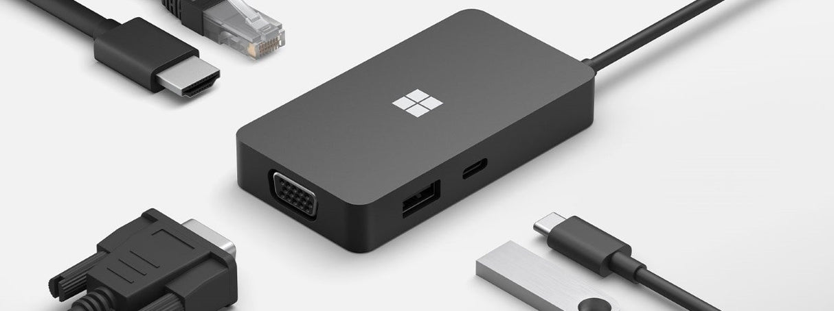 EAN 0889842635065 - Microsoft 1E4-00002 base para portátil y replicador de puertos Negro imagen 2