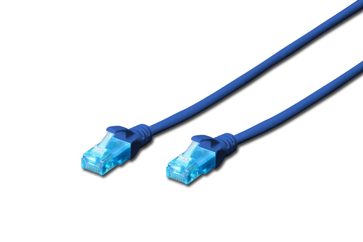Digitus 5m Cat5e U/Utp Cable De Red U/Utp (Utp) Azul