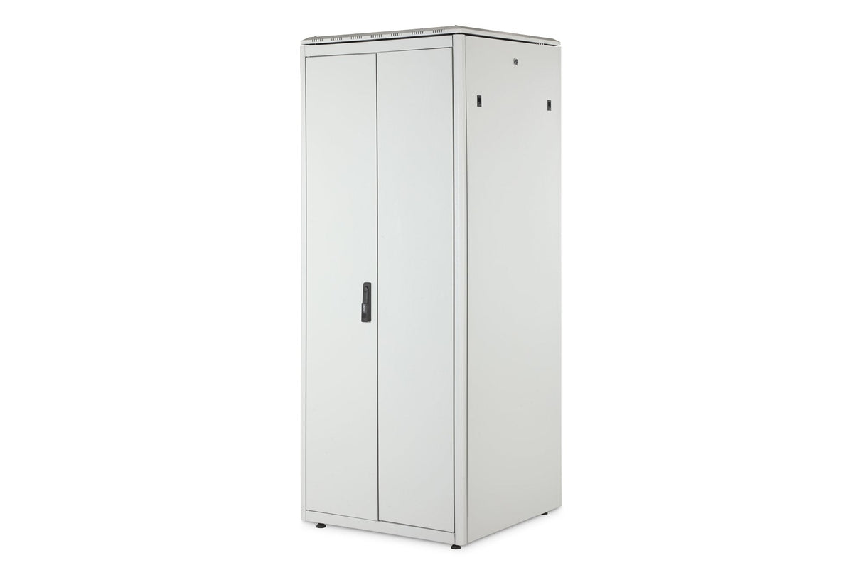Armario De Red De 42ua Unique, 2053x800x800 Mm Puerta Frontal De Acero De Dos Hojas, Gris