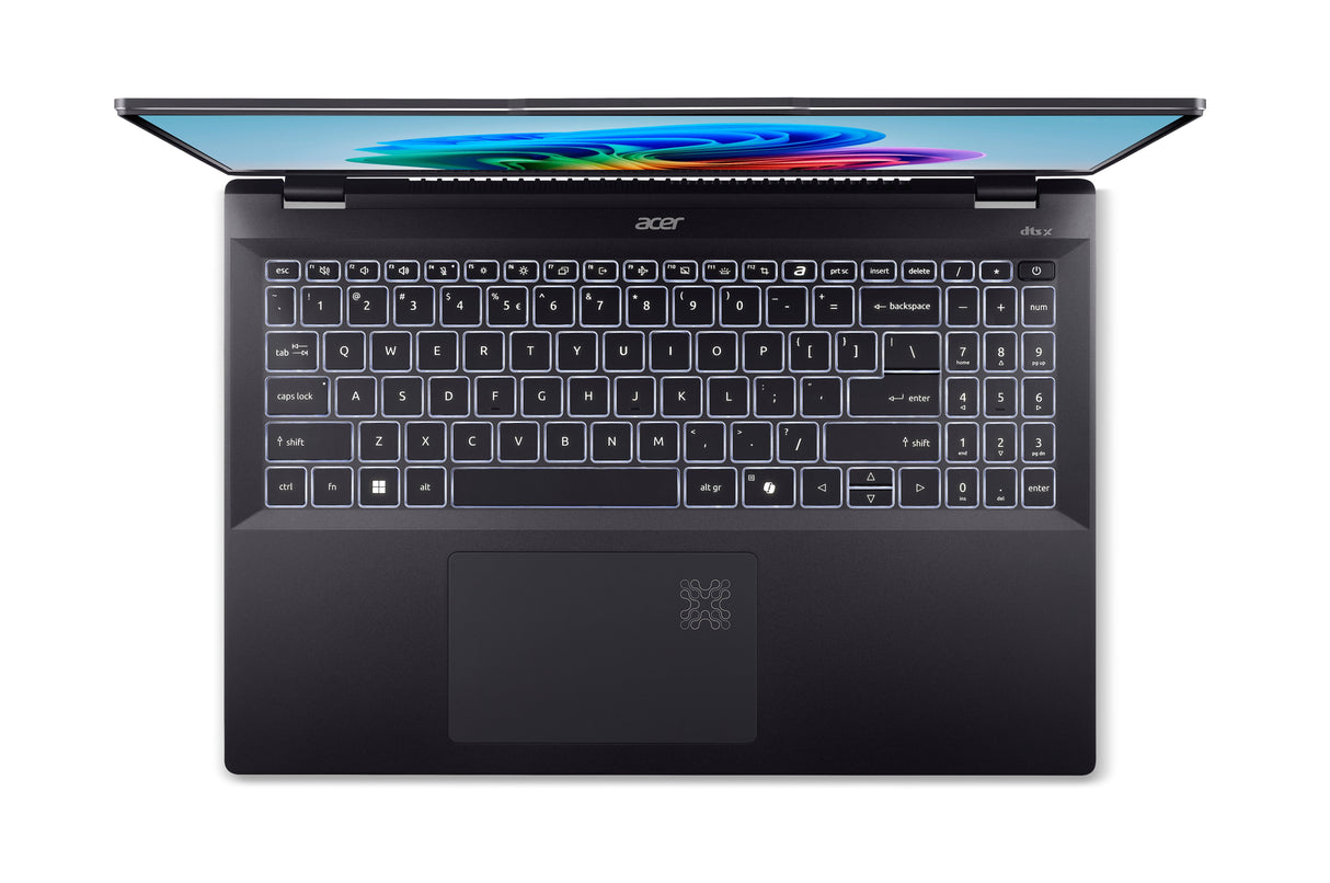 Portátil Acer Sf16-51-95my Intel Core Ultra9-288v 16" Oled 32gb 1tb Pc Copilot+ W11h Negro