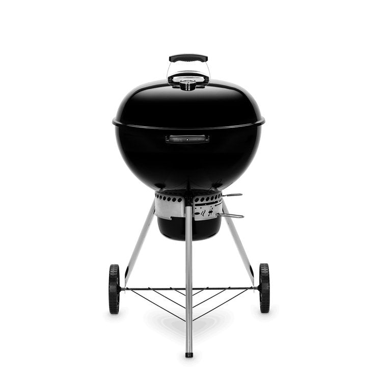 Weber E-5730 Barbacoa Carro Carbón (Combustible) Negro, Plata