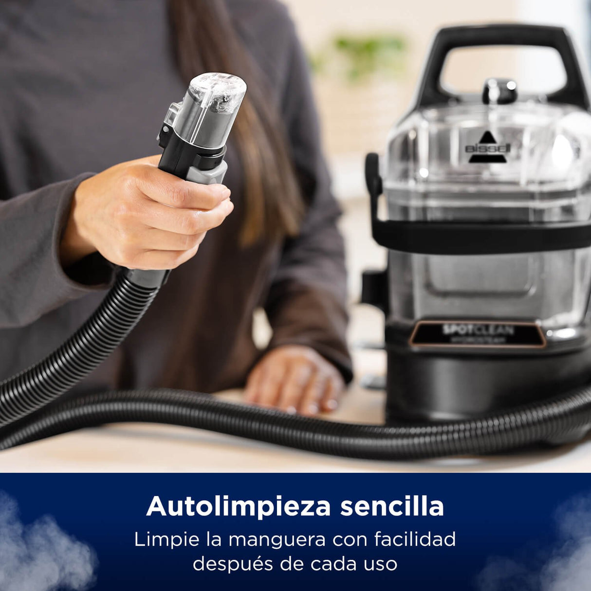 EAN 11120272123 - Bissell SpotClean Hydrosteam Select Limpiador a vapor de cilindro 1,9 L 1000 W Negro imagen 7