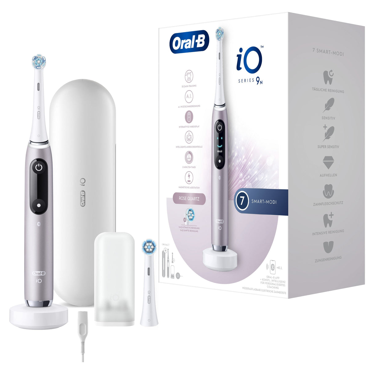 Cepillo Dental Electrico Braun Oral-B Io Serie 9n Color Rosa