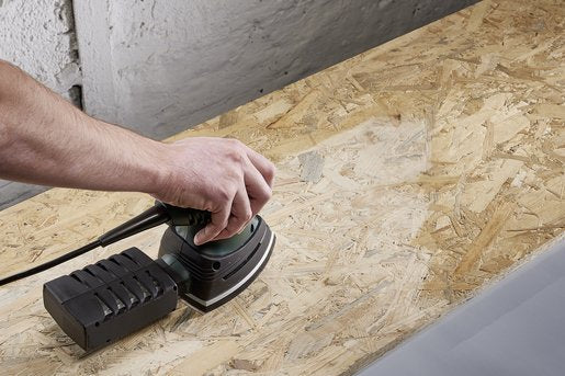 Pack 10 Hojas Abrasivas Adhesivas, 2 Piezas Para Madera/Metal Grano 40 1811000 Wolfcraft