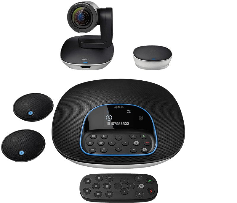 Cámara De Videoconferencia Logitech 960-001057 1080p Con Zoom Digital De 10x