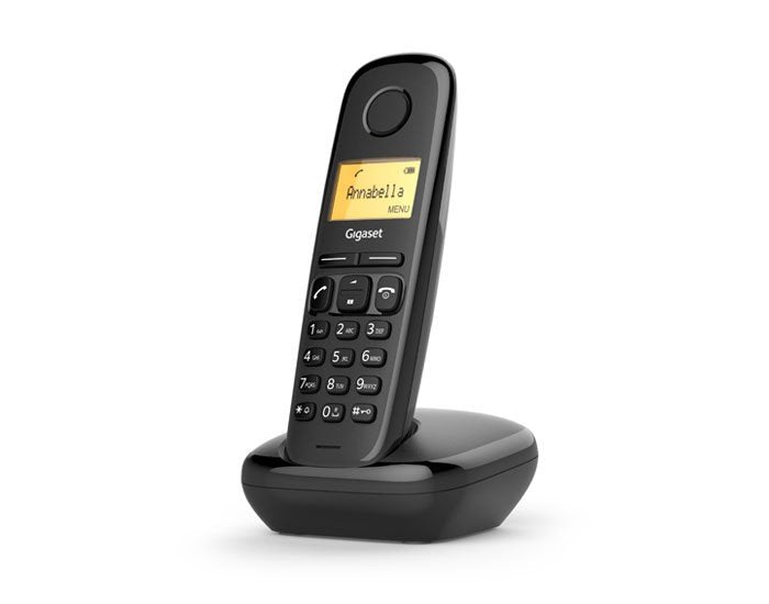 Gigaset A170 Teléfono Dect/Analógico Identificador De Llamadas Negro