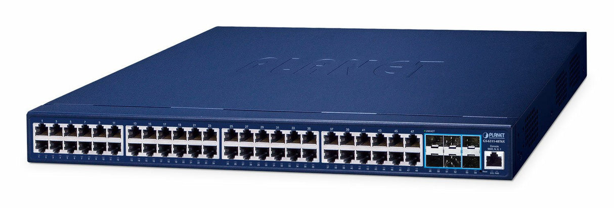 Planet Gs-6311-48t6x 48-Port Managed Ethernet Switch