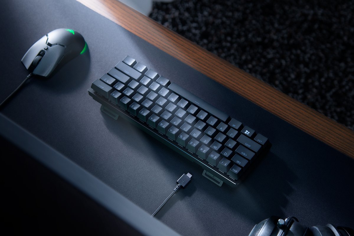 EAN 8886419346975 - Razer Huntsman Mini teclado Juego USB QWERTZ Alemán Negro imagen 5
