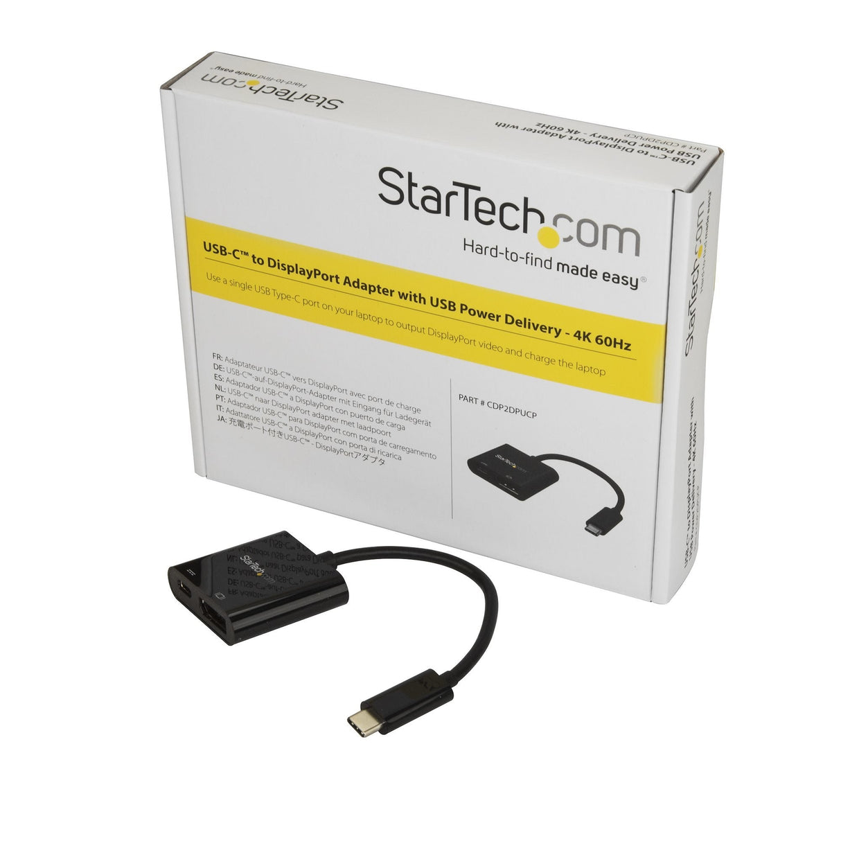 Startech Adaptador Usb-C A Displayport Negroâ Cdp2dpucp