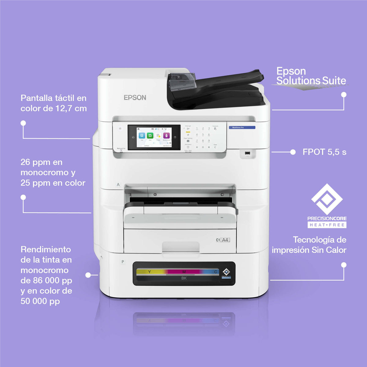 EAN 8715946733333 - Epson WorkForce Pro EM-C8101RDWF imagen 4