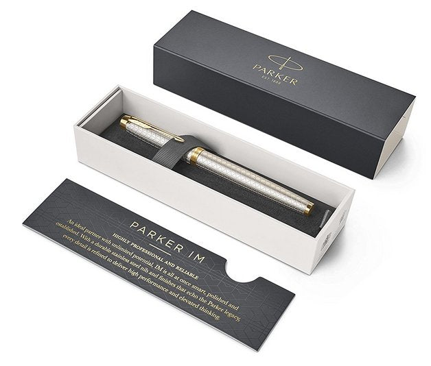 EAN 3501179316840 - Parker IM pluma estilográfica Sistema de carga por cartucho Oro, Plata 1 pieza(s) imagen 5