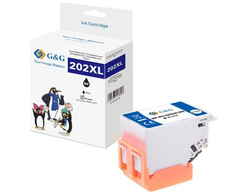 G&G Xl-Druckercartucho Compatible Con Epson 202xl Bk