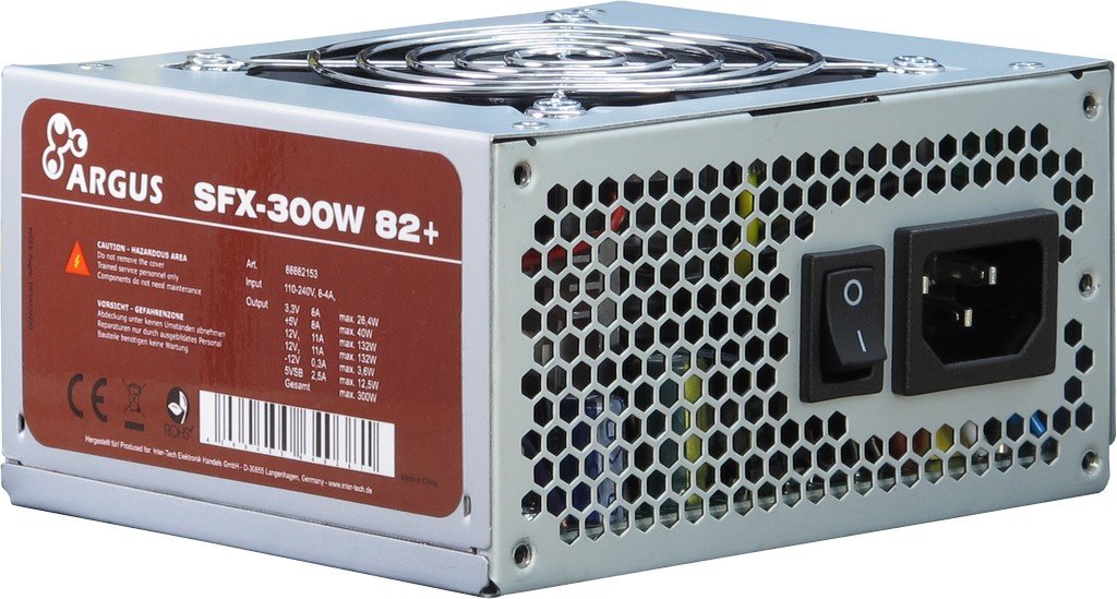 Fuente De Alimentación Inter-Tech Sfx-300w 20+4 Pin Atx Atx Gris