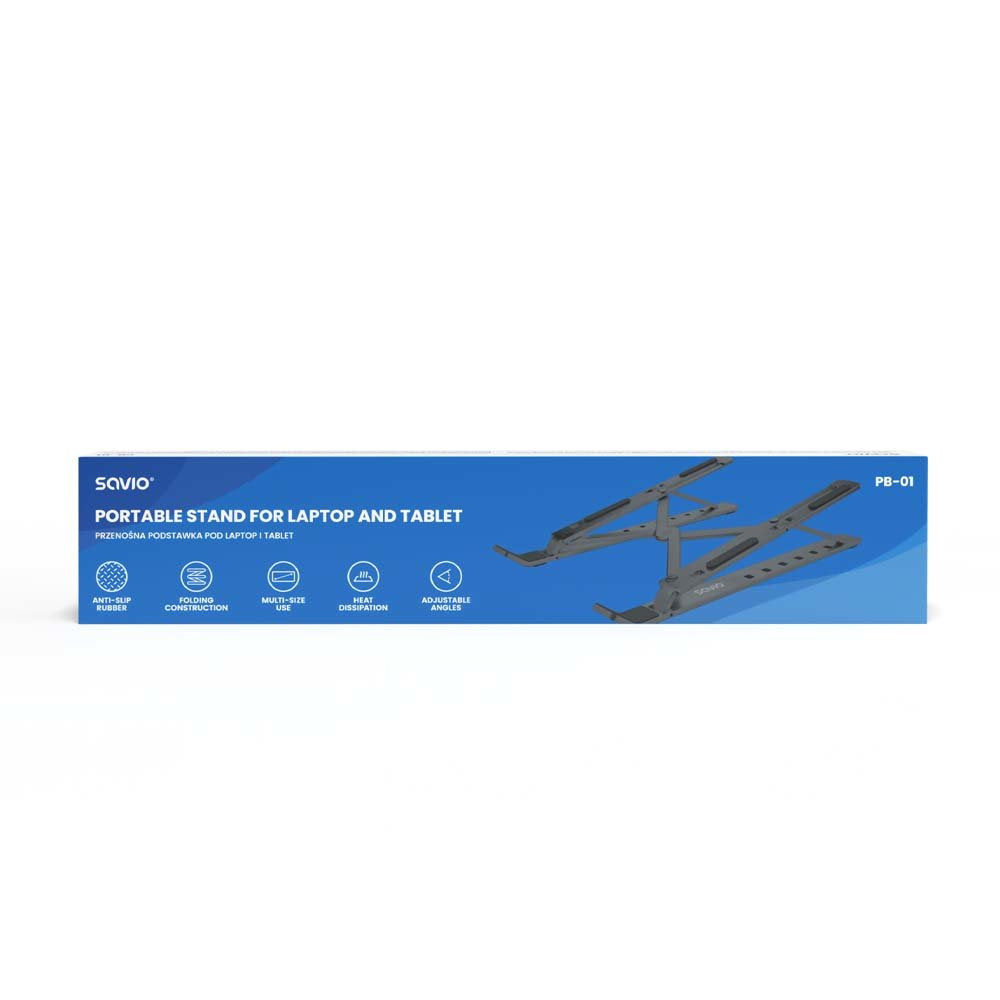EAN 5901986047582 - Savio SAVPB-01 soporte para ordenador portátil Plata imagen 3
