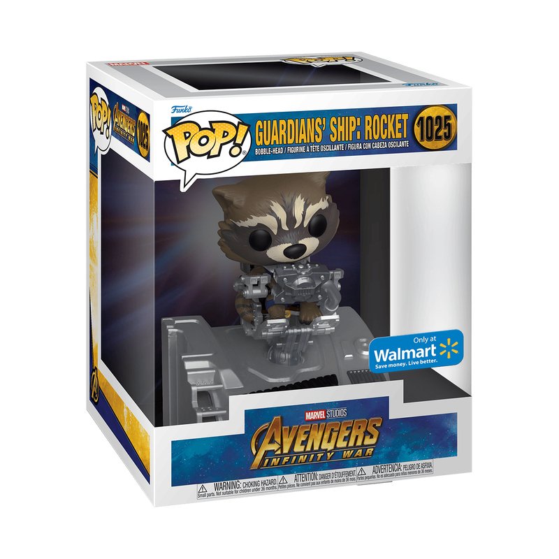 Figura Pop Deluxe Marvel Guardianes De La Galaxia Guardians Ship Rocket Exclusive