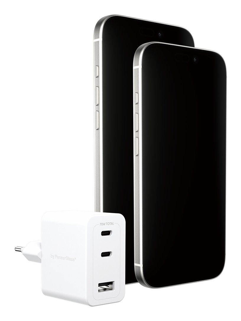 EAN 5715685027598 - PanzerGlass EM31479 cargador de dispositivo móvil Smartphone Blanco Corriente alterna Carga rápida Interi imagen 4