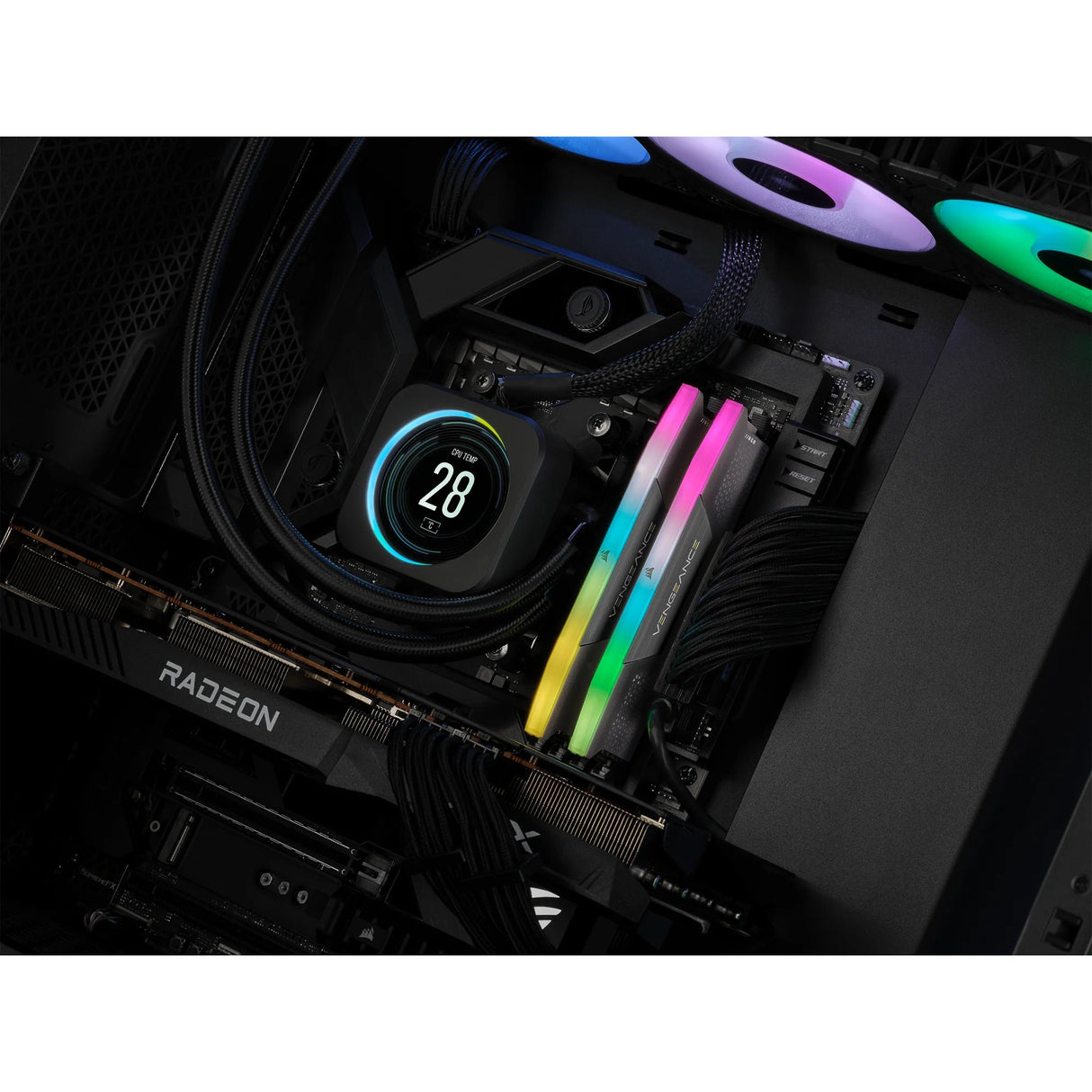 EAN 0840006664406 - Corsair Vengeance RGB CMH64GX5M2B6200C32 módulo de memoria 64 GB 2 x 32 GB DDR5 288-pin DIMM imagen 7