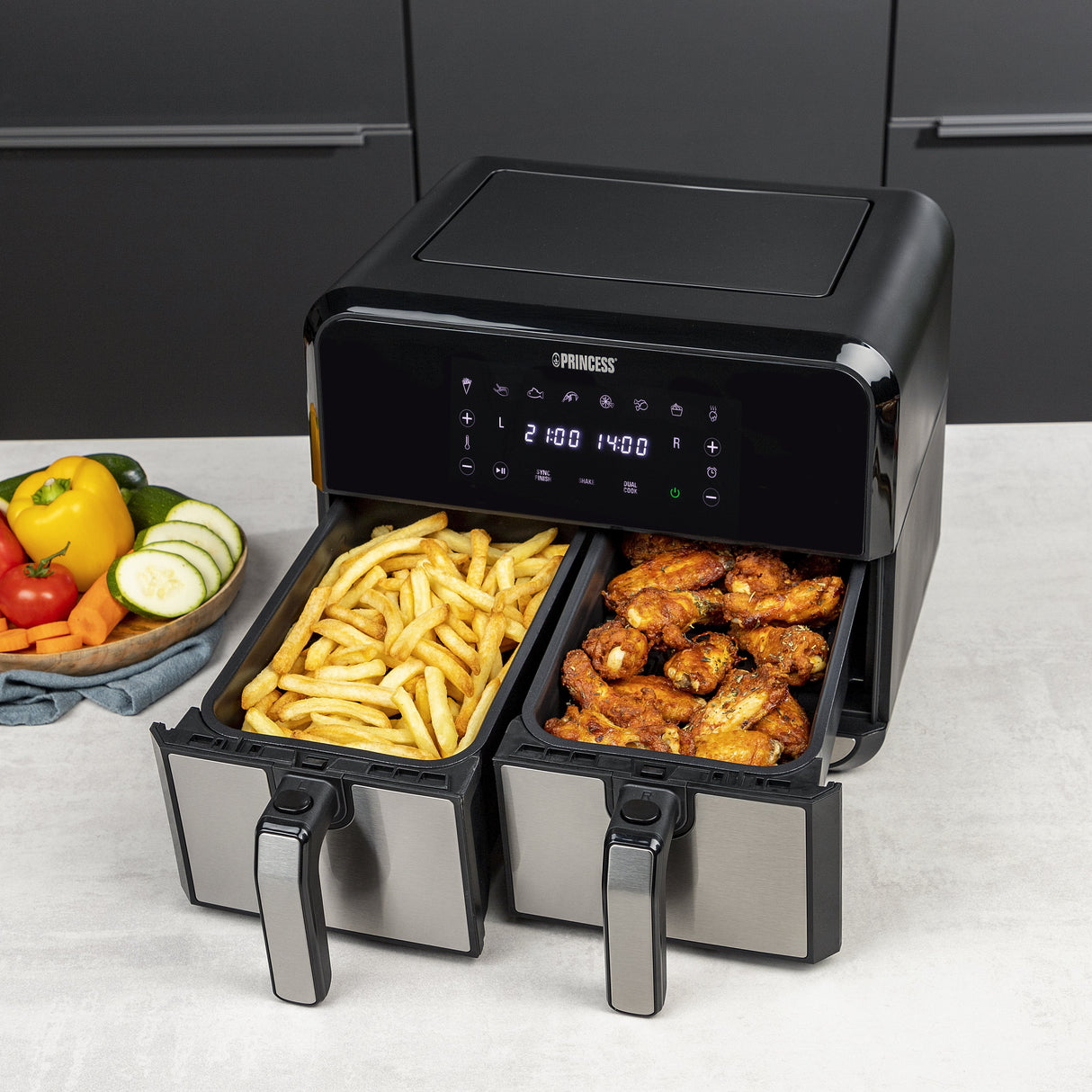 Princess Double Basket Aerofryer Heissluftfritteuse