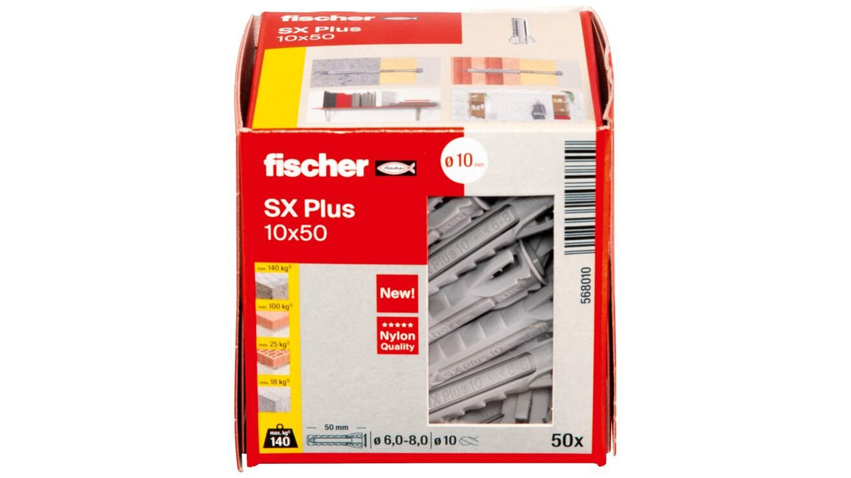 Fischer Dübel Sx Plus 10x50 50 St.