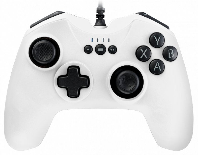 Gamepad Nacon Pc Pcgc-100white 2 Joysticks/6 Botones/2 Gatillos/Cruceta/Con Cable Pcgc-100white