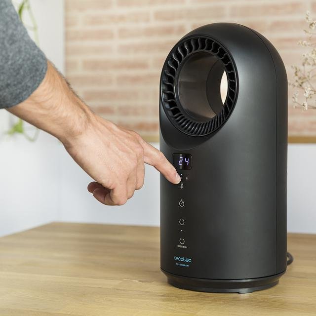 EAN 8435484053716 - Cecotec ReadyWarm 8400 Bladeless Connected Interior Negro 1500 W Ventilador eléctrico imagen 6