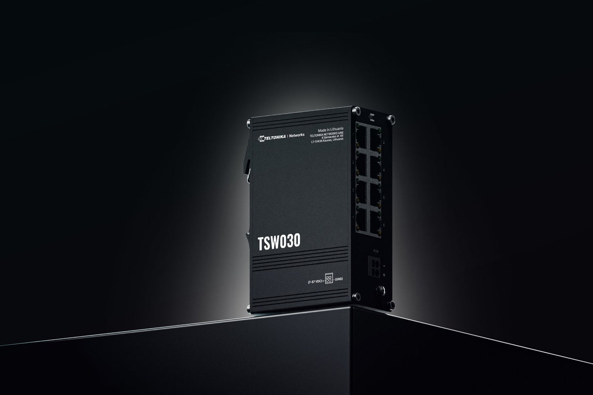 Teltonika · Switch · Tsw030 8 Port 10/100 Indumrial Unmanaged Switch