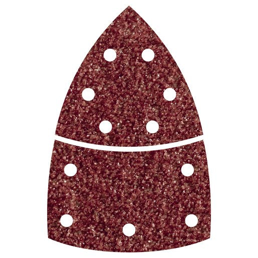 Pack 10 Hojas Abrasivas Adhesivas, 2 Piezas Para Madera/Metal Grano 40 1811000 Wolfcraft