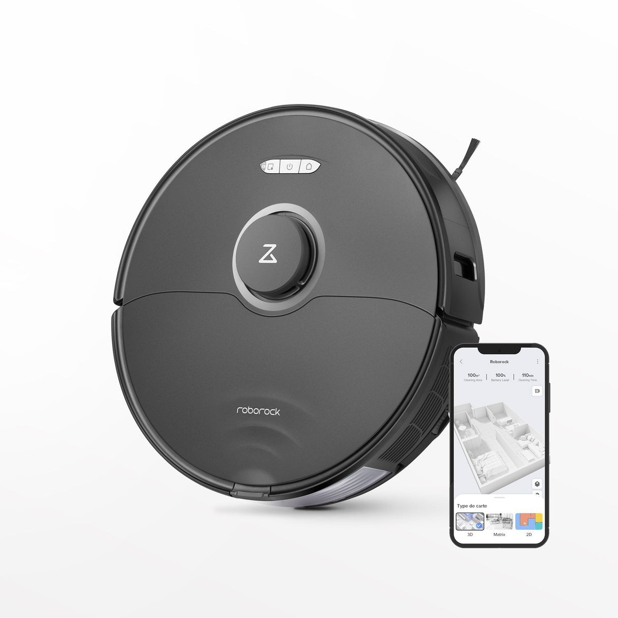 Roborock S8 Robotic Cleaner Sonic Negro