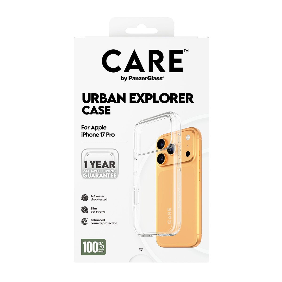 Panzerglass Care Flagship Case Transp. Urban Explorer Clear Frame Iphone 17 Pro