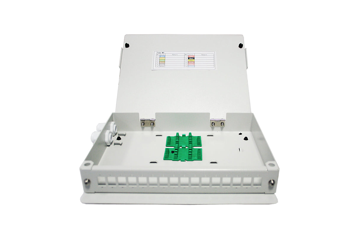 Caja Superficie Terminacion Fibra 8 Puertos St+Sc Sin Adaptadores
