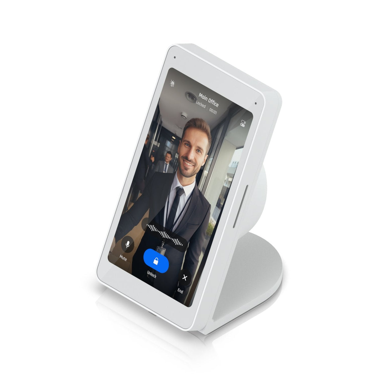 Metal Table Stand For Intercom Viewer.