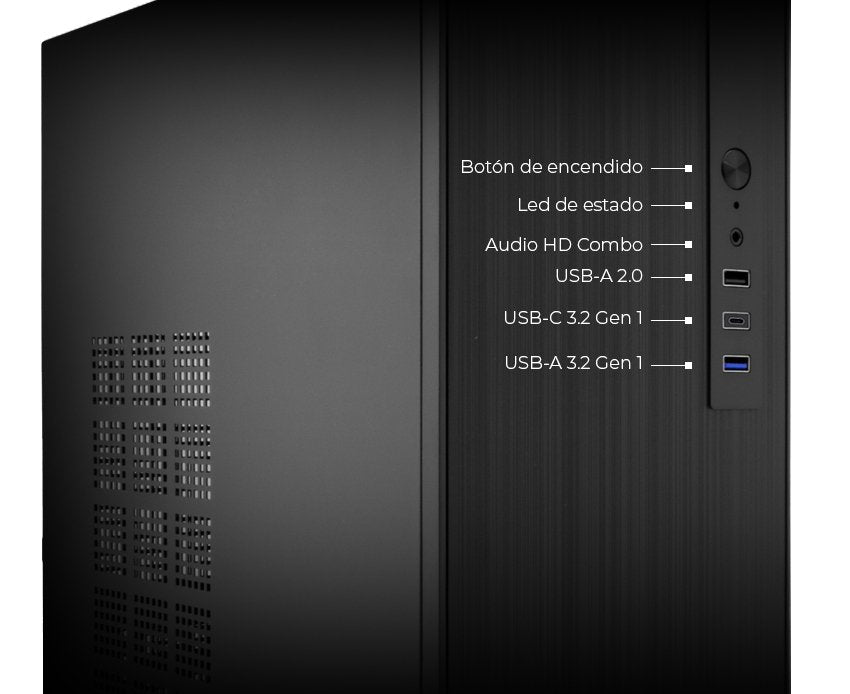 Coolbox Caja Matx M460 Usb-C 3.2 Gen1 Con Fuente Basic500 W