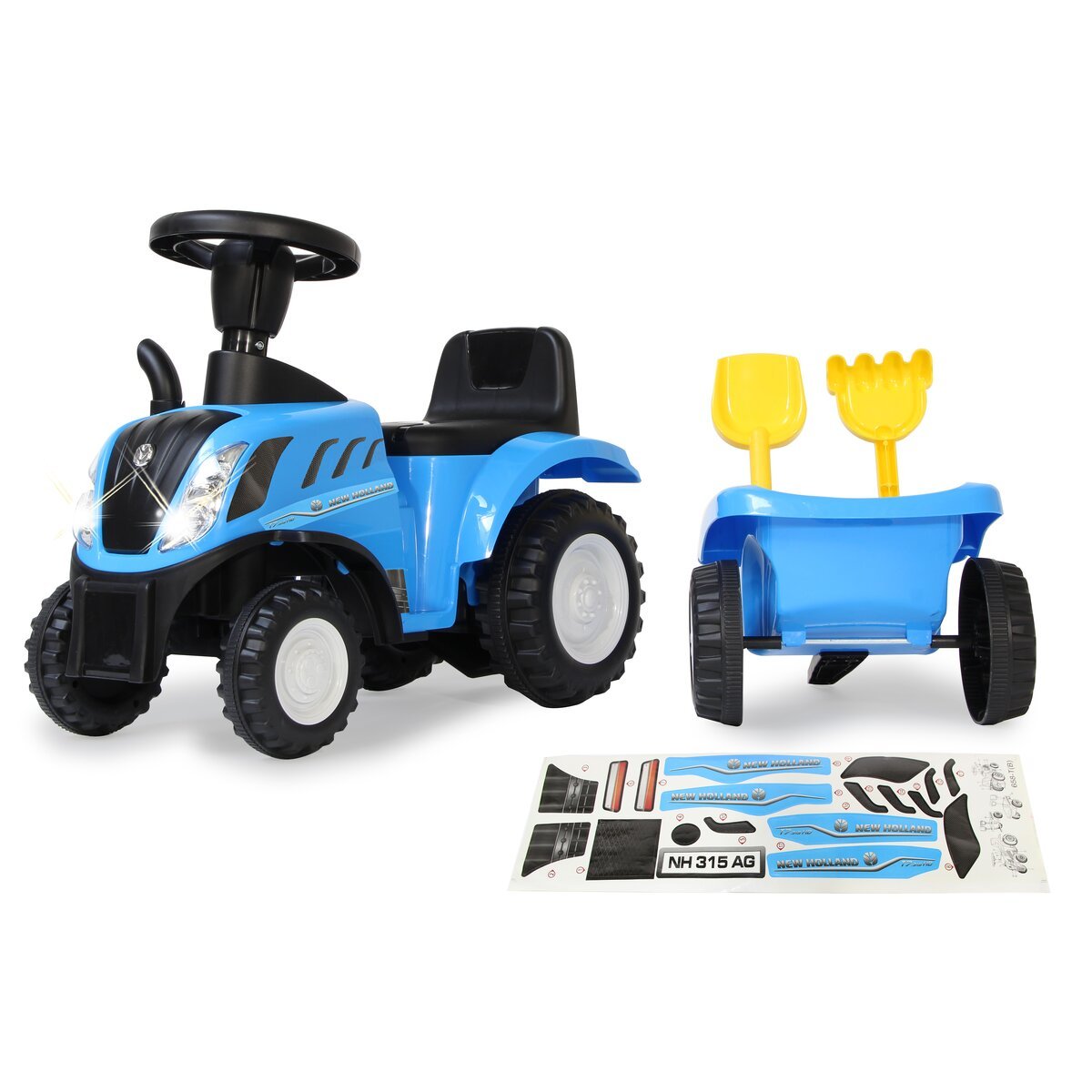 Jamara New Holland T7 Tractor Correpasillos Azul