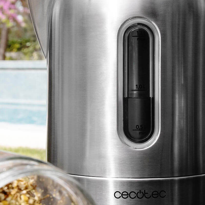 EAN 8435484015158 - Cecotec ThermoSense 290 tetera eléctrica 1,7 L 2200 W Negro, Acero inoxidable imagen 5