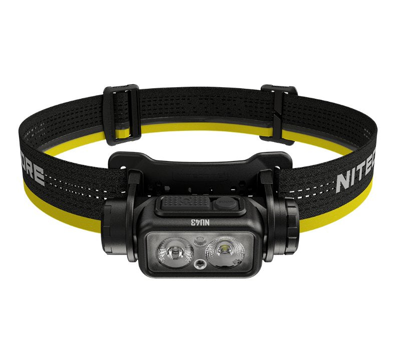 Linterna Nitecore Nu43 Negro Con Cinta Para Cabeza Led Amarillo