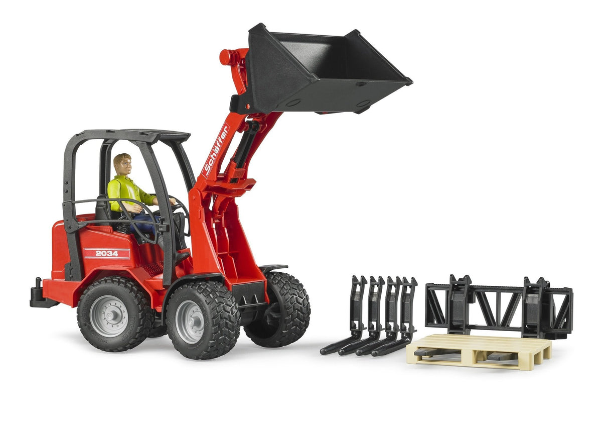 Bruder Excavadora Cargador Compacto Schaeffer 2034 1:16 02191