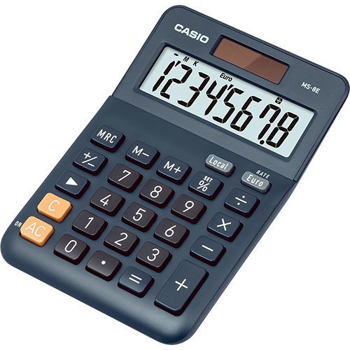 Calculadora Casio Ms-8e Negra