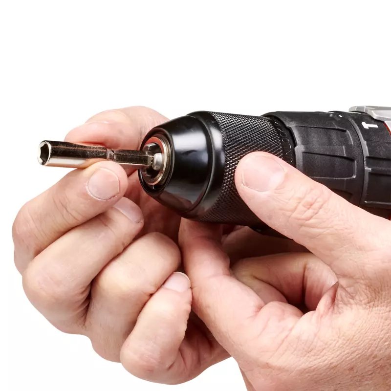 Taladro Combinado Inalámbrico Einhell Te-Cd 18/2 Li-I +64, 18 Voltios (Rojo/Negro, 2x Batería Li-Ion 2.0ah, Maletín + Juego De Brocas) 4514221