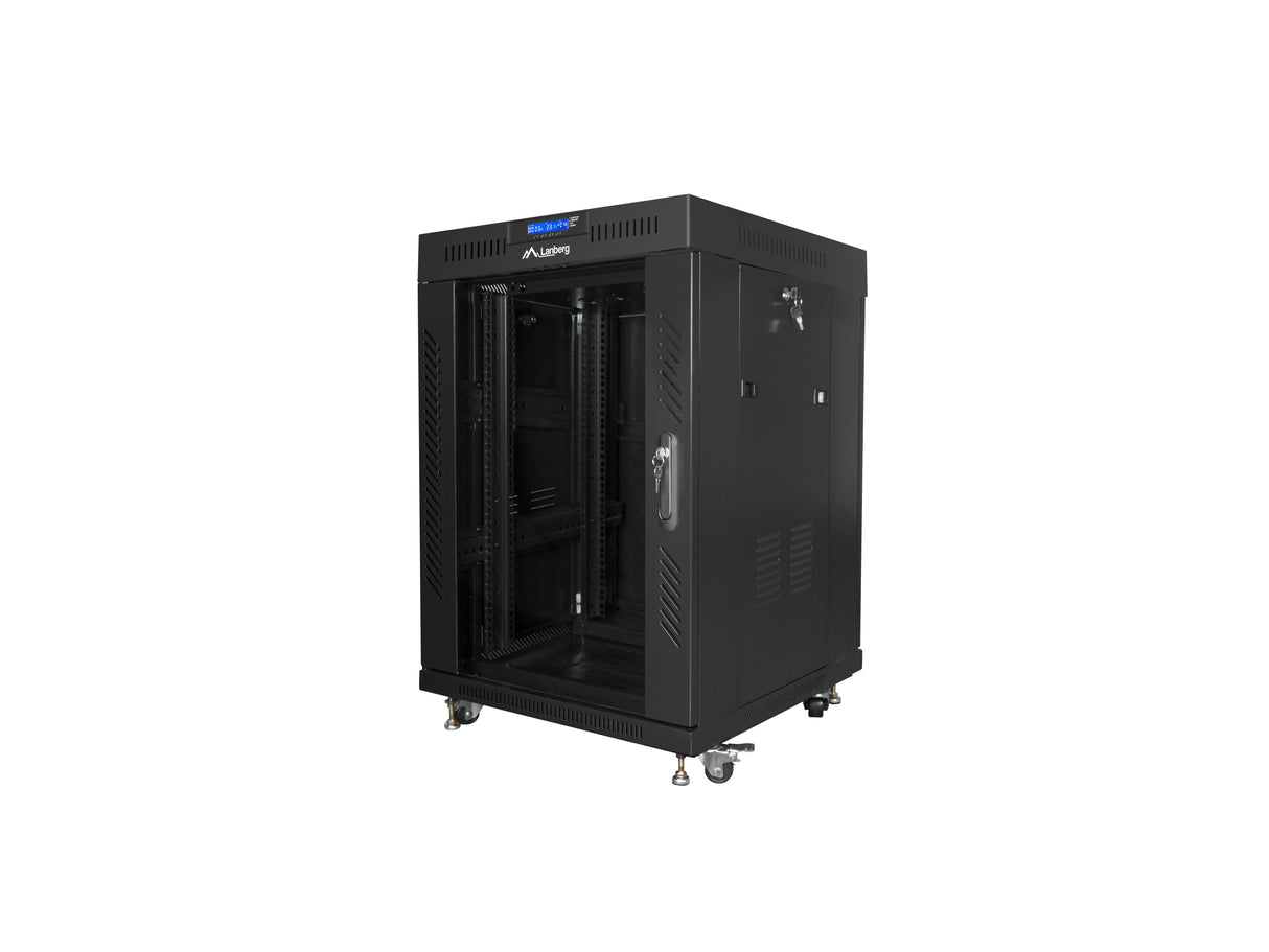 EAN 5901969430356 - Lanberg FF01-6615-12BL armario rack 15U Rack o bastidor independiente Negro imagen 1