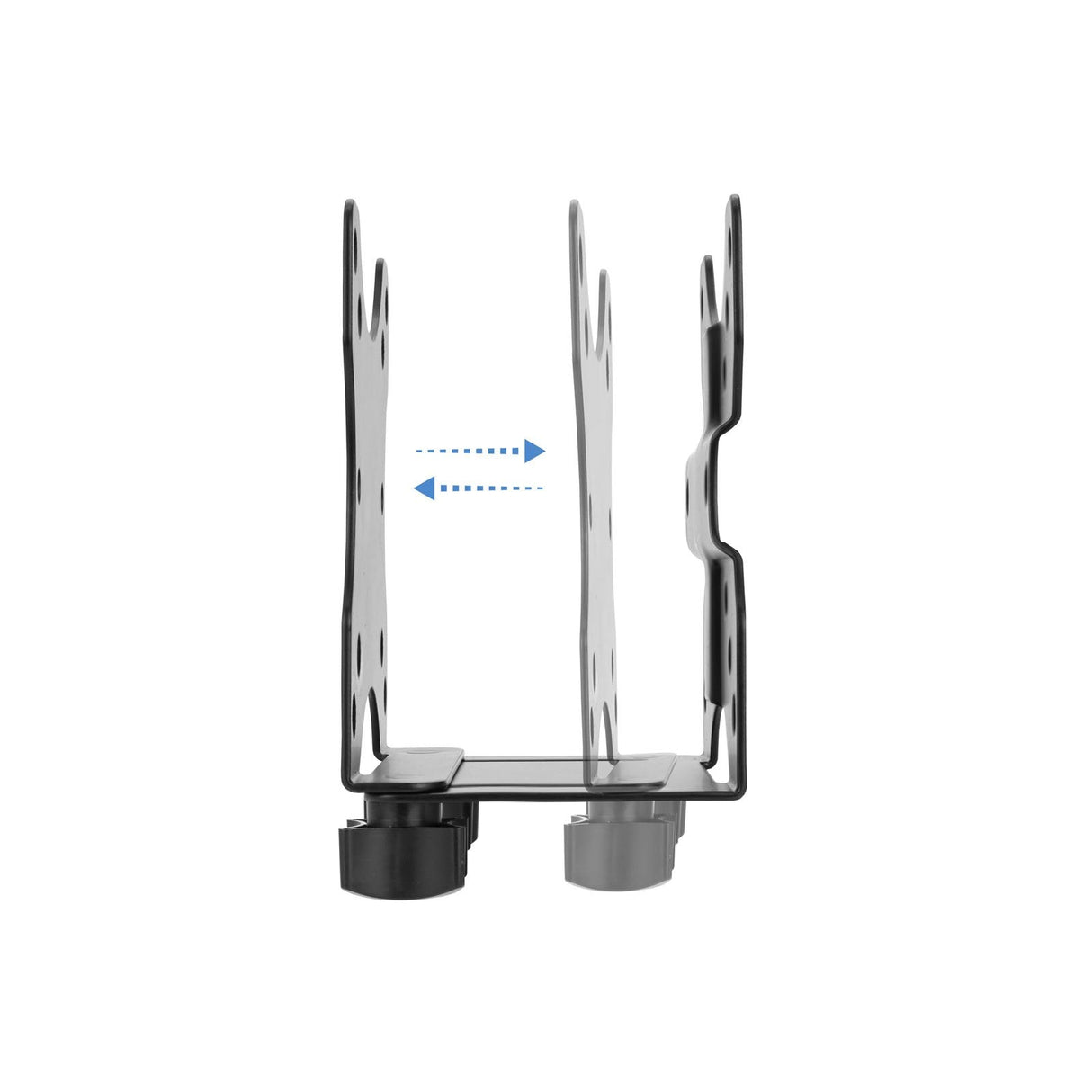 Tooq Soporte Vesa Para Mini Pc - 4 Opciones De Instalacion - Peso Max 5kg - Vesa 100x100 - Negro