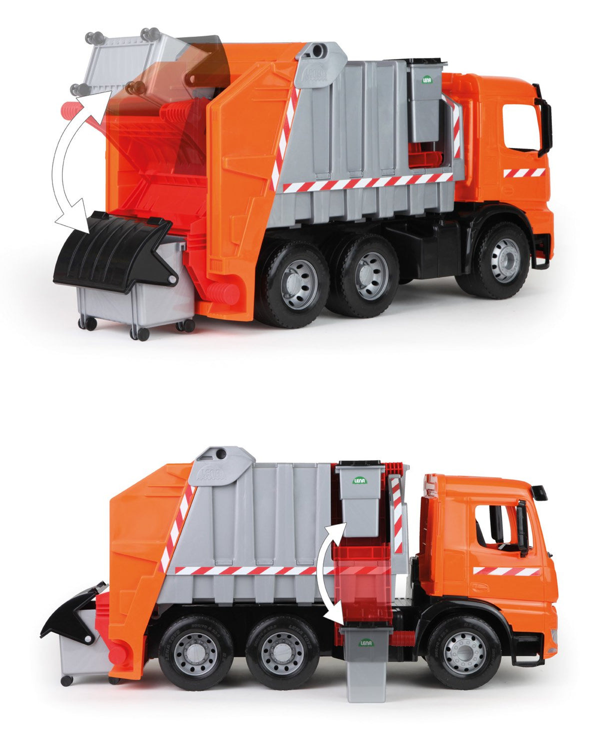 Lena Garbage Truck Arocs With Labels