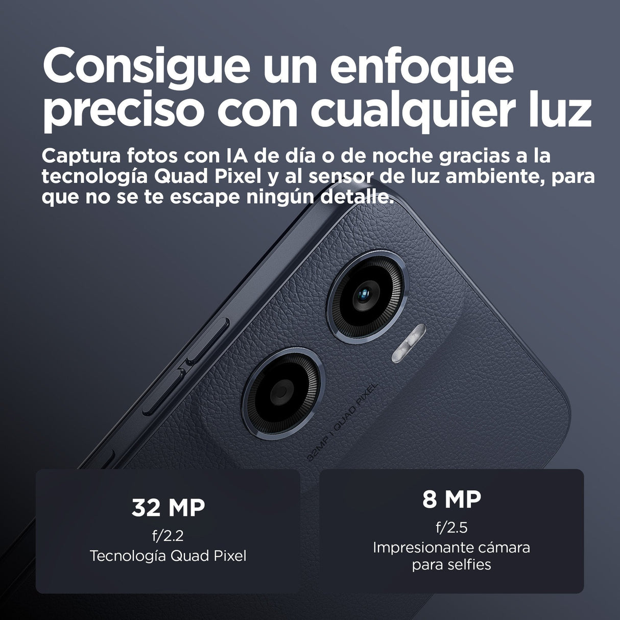 EAN 0840023291791 - Motorola moto e15 16,9 cm (6.67") SIM doble Android 14 Go edition 4G USB Tipo C 2 GB 64 GB 5200 mAh Azul imagen 14