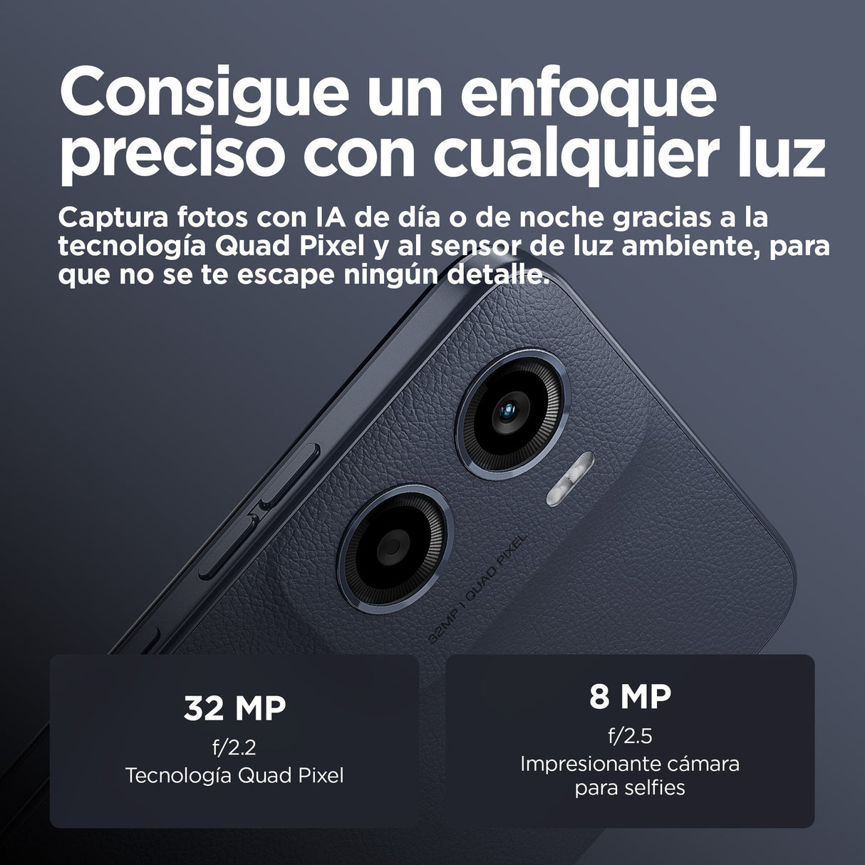 EAN 840023295997 - Motorola moto e15 16,9 cm (6.67") SIM doble Android 14 Go edition 4G USB Tipo C 2 GB 64 GB 5200 mAh Azul imagen 7