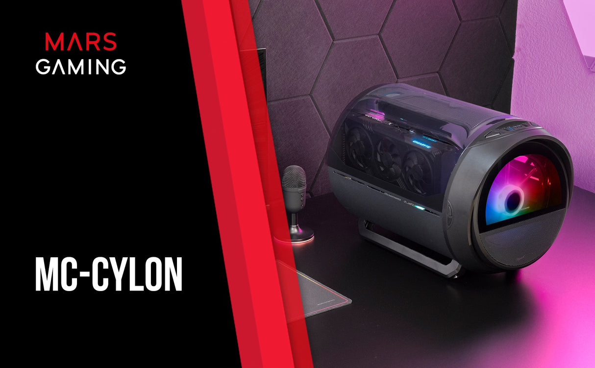 EAN 8435693111573 - Mars Gaming MC-CYLON Mini Tower Negro imagen 9