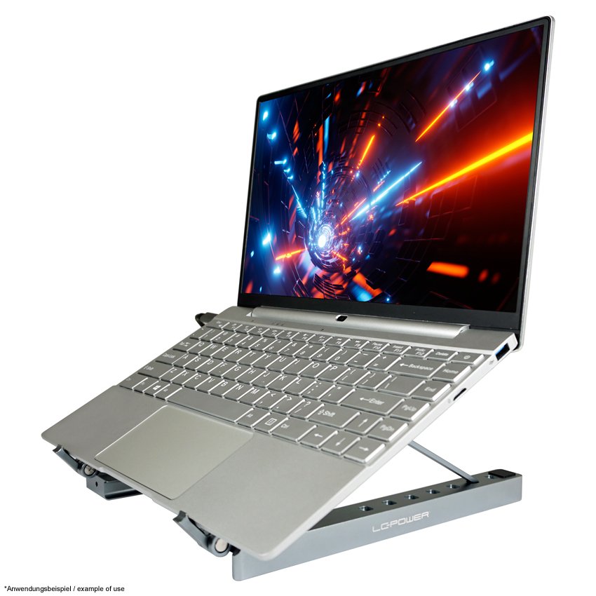 Lc Power Lc-Hub-C-Multi-Stand Para Portatil Hdmi, Mdp, Vga,2xusb3.2, 2xusb-C, Lan,Sd/Msd, Aux