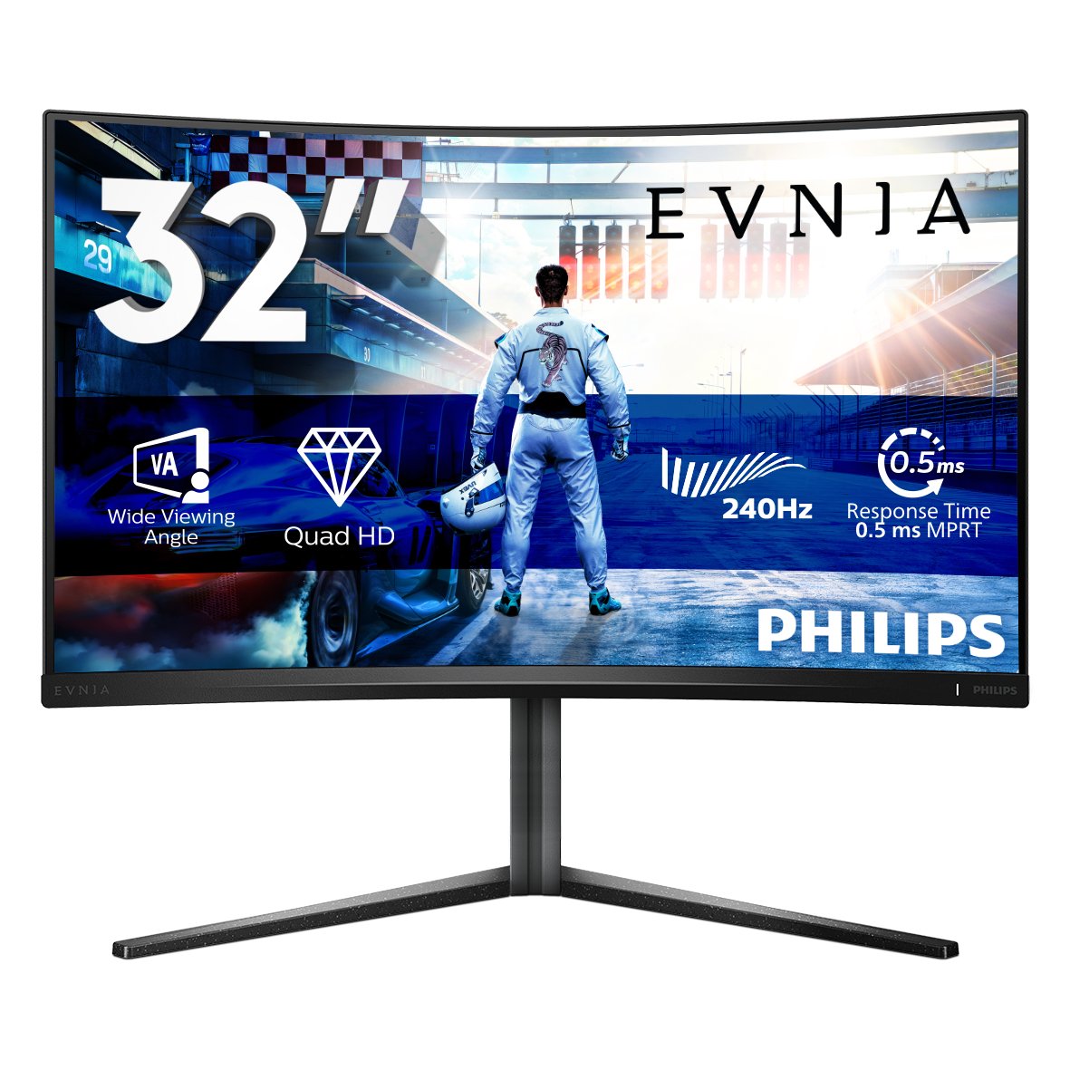 EAN 8712581799564 - Philips Evnia 5000 32M2C5500W/00 pantalla para PC 80 cm (31.5") 2560 x 1440 Pixeles Quad HD LCD Negro imagen 1