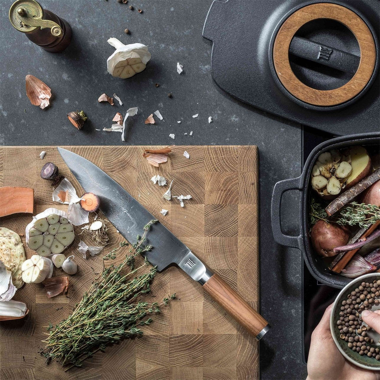 Cuchillo De Cocina Fiskars Küchenmesser Norden Grosser Koch