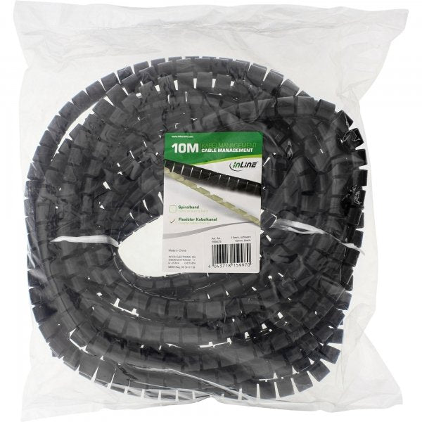 Inline 4043718159970 Pasacables Negro 1,4 Cm